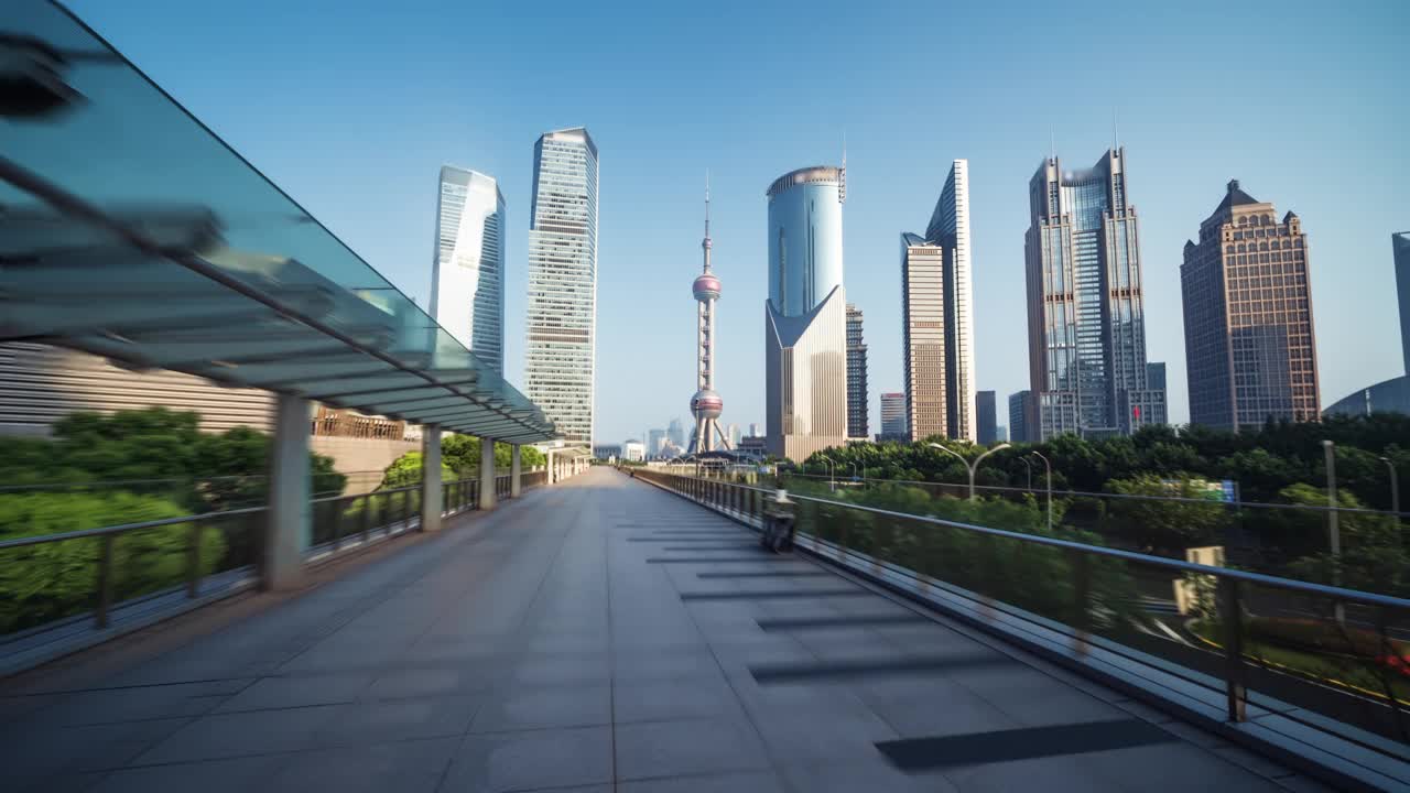 中国，上海，浦东金融区