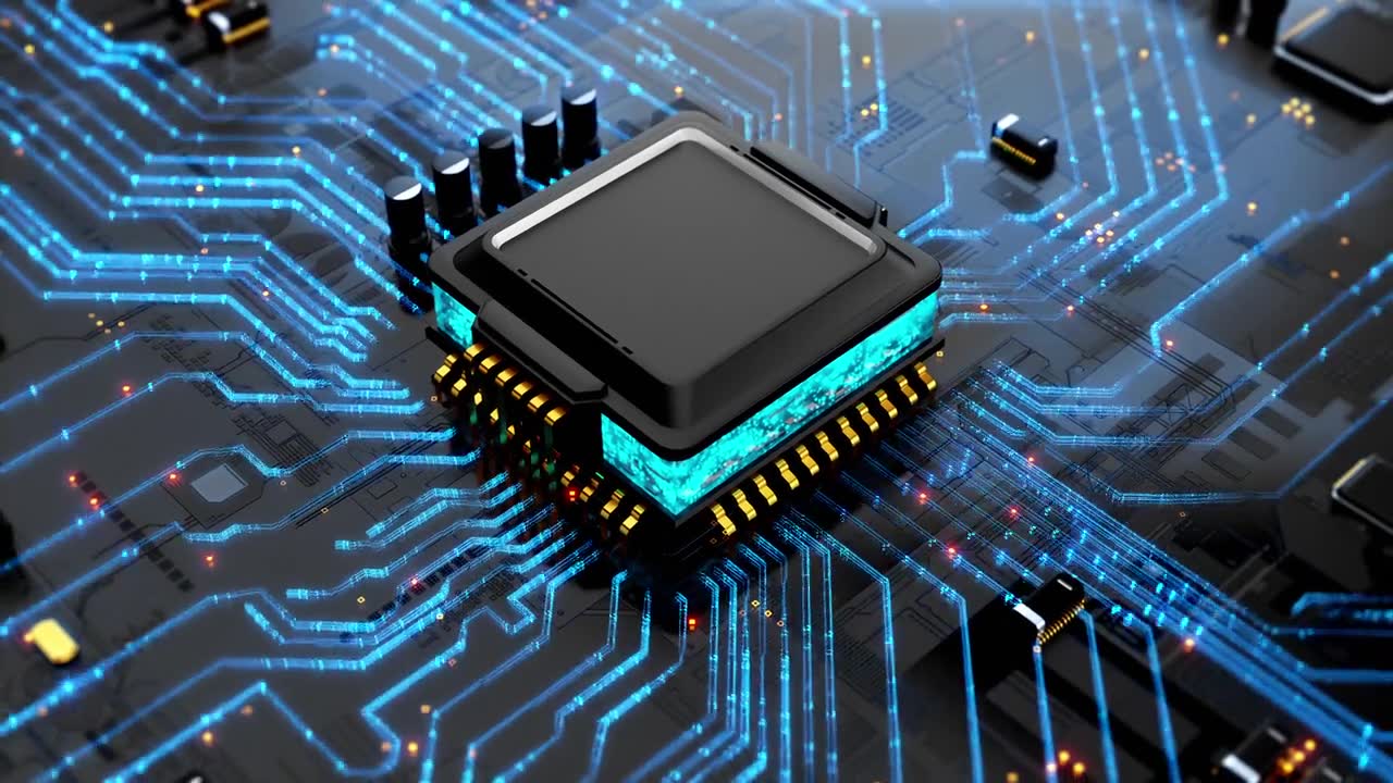 詳情圖-CPU,5G電路板背景
