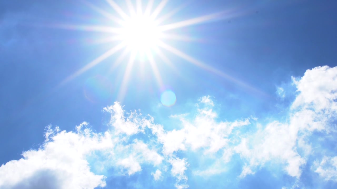 详情图-夏日阳光，白云流动，蓝天(8倍速度)