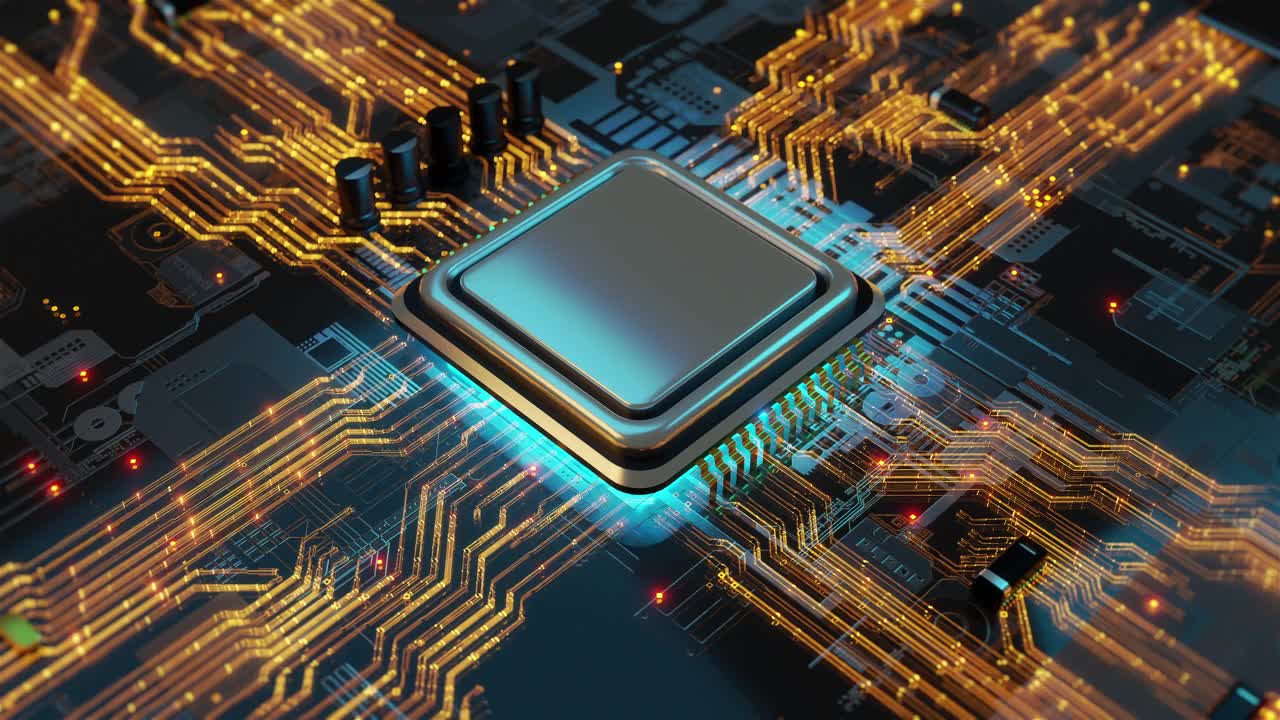 CPU 5G电路板背景
