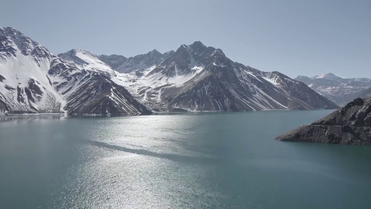 詳情圖-智利安第斯山脈的埃爾耶索水庫