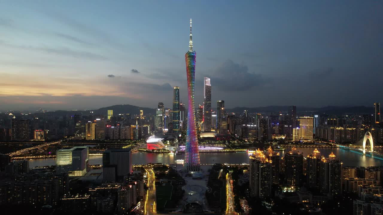 中国广州的广州塔