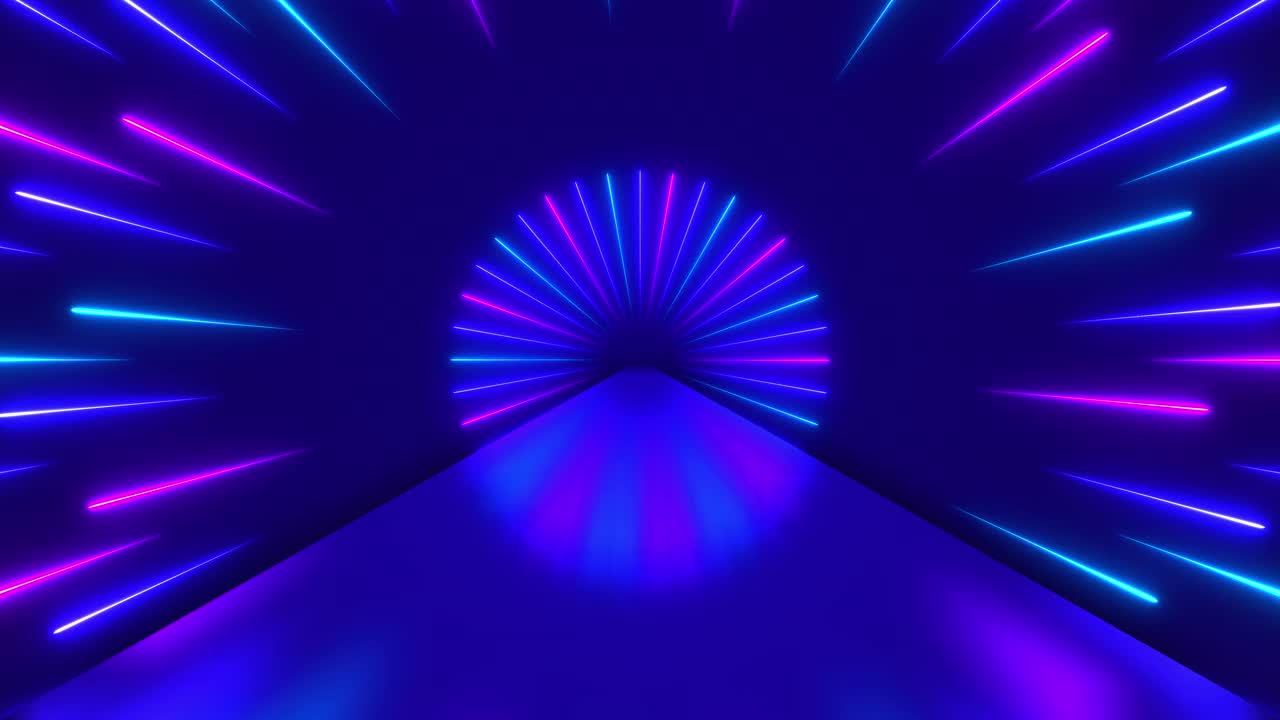 发光的霓虹灯烟花灯-可循环