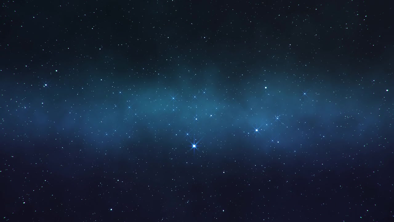 详情图-穿越星系，穿越太空中星云的恒星。彩色空间背景为您的屏幕保护程序介绍。4,k的动画