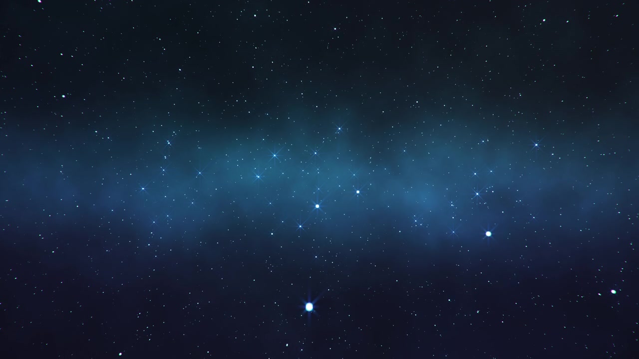 详情图-穿越星系，穿越太空中星云的恒星。彩色空间背景为您的屏幕保护程序介绍。4,k的动画
