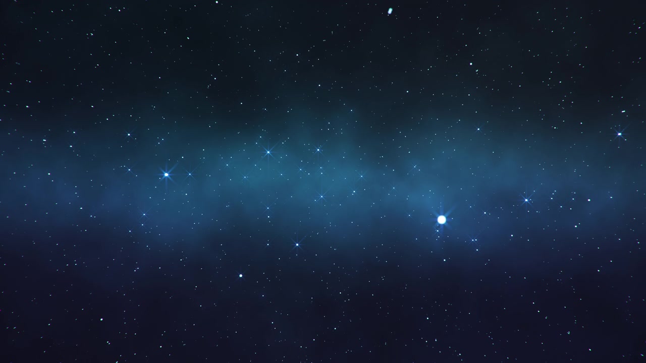 详情图-穿越星系，穿越太空中星云的恒星。彩色空间背景为您的屏幕保护程序介绍。4,k的动画
