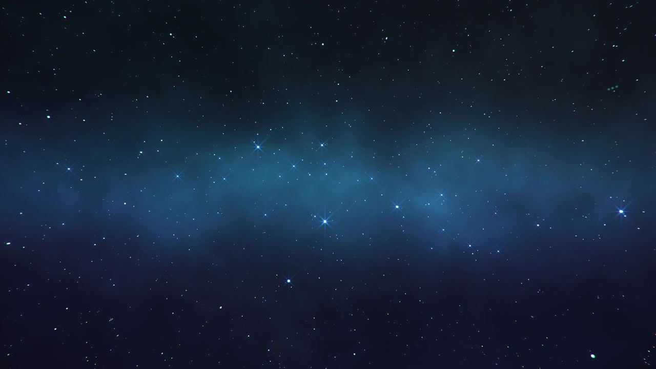 详情图-穿越星系，穿越太空中星云的恒星。彩色空间背景为您的屏幕保护程序介绍。4,k的动画
