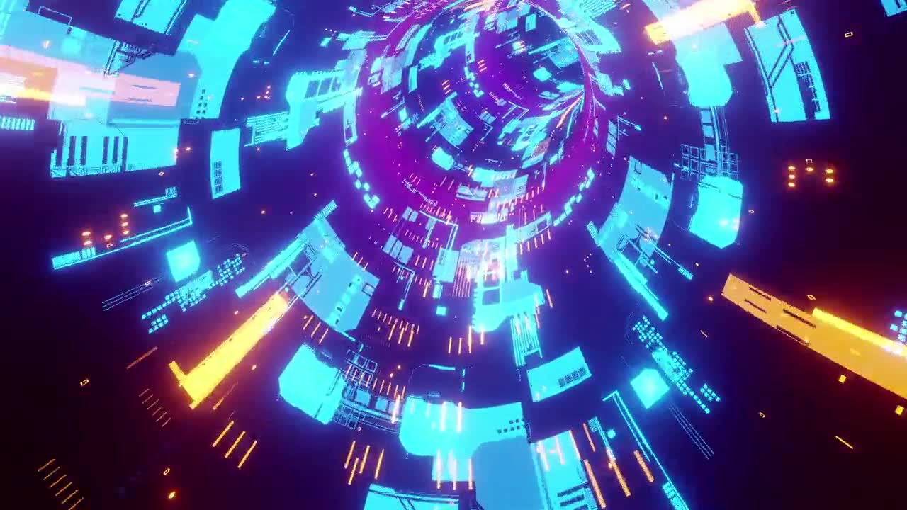 詳情圖-科幻走廊隧道環(huán)線