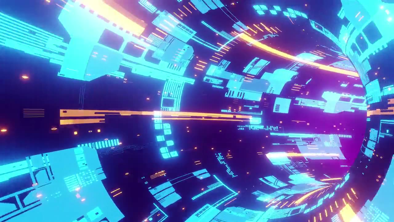 詳情圖-科幻走廊隧道環(huán)線