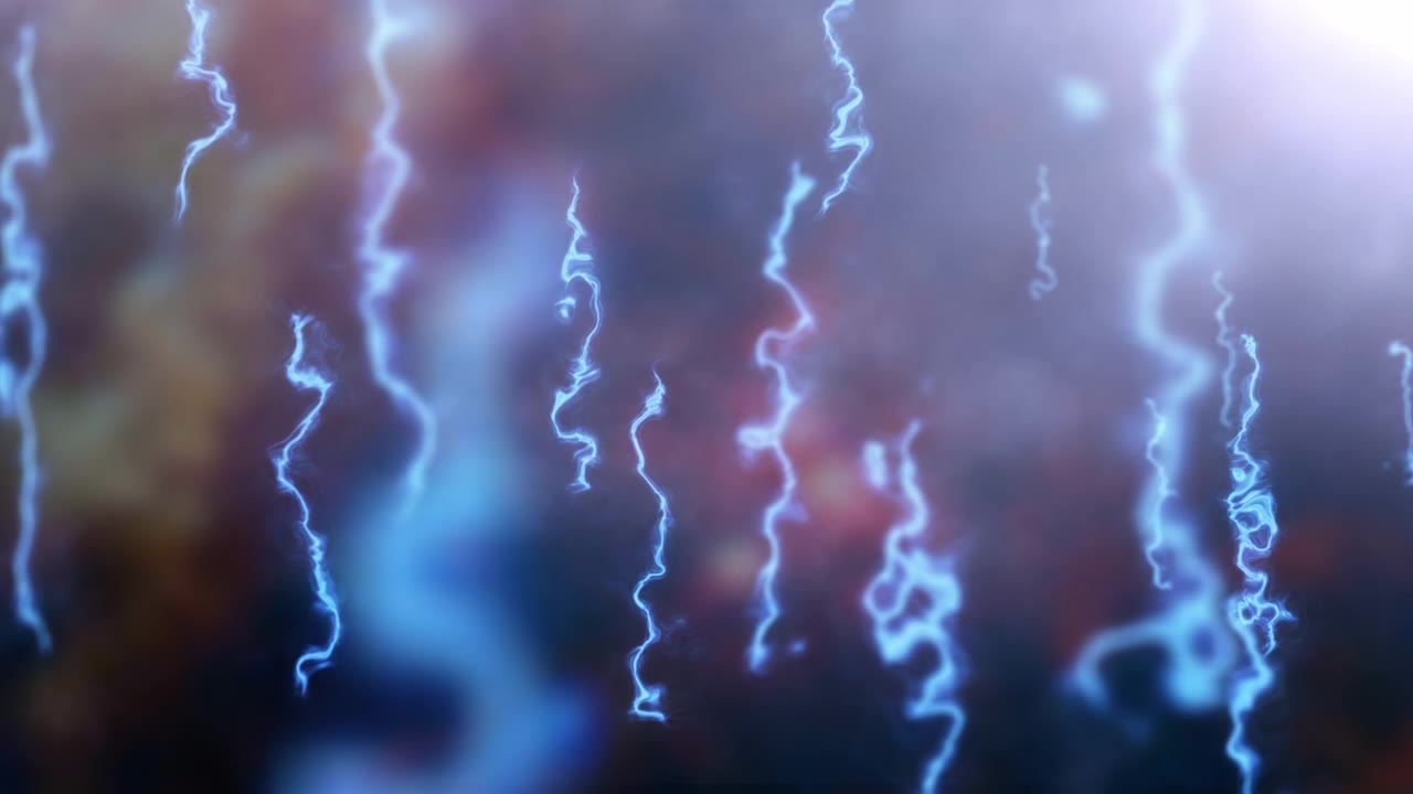 詳情圖-量子物理理論中的弦理論背景概念。具有量子背景的4K,3D創(chuàng)造性藝術(shù)弦理論物理可視化。發(fā)光的弦能量。量子糾纏。