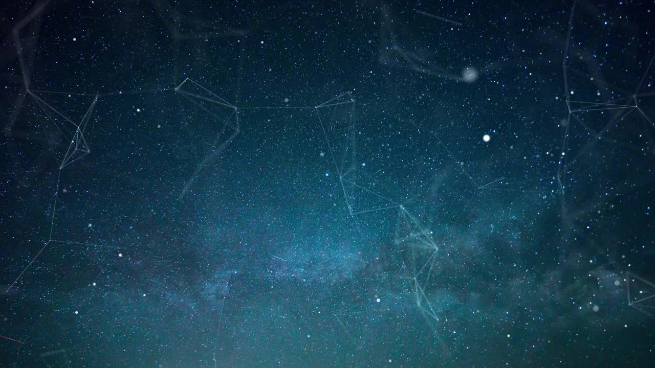 4K穿越星星和星云(可循环)