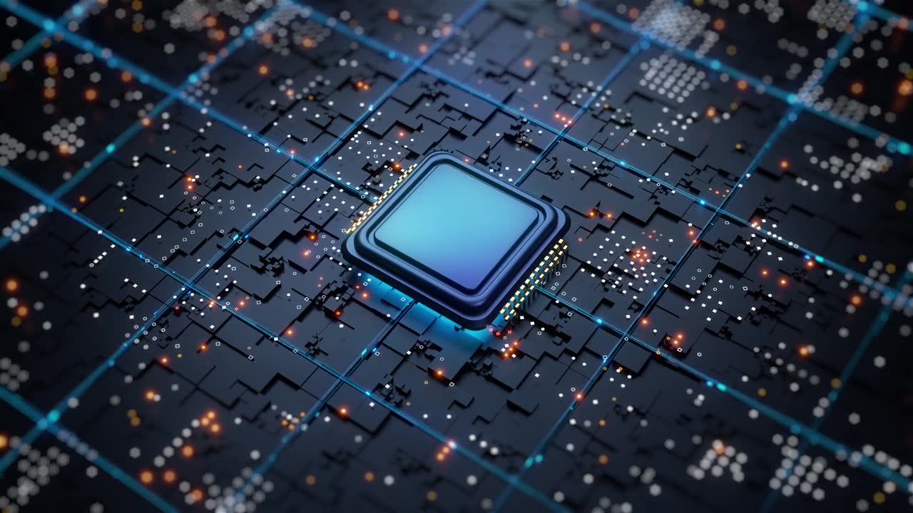 详情图-未来高科技计算机网络概念与人工智能
