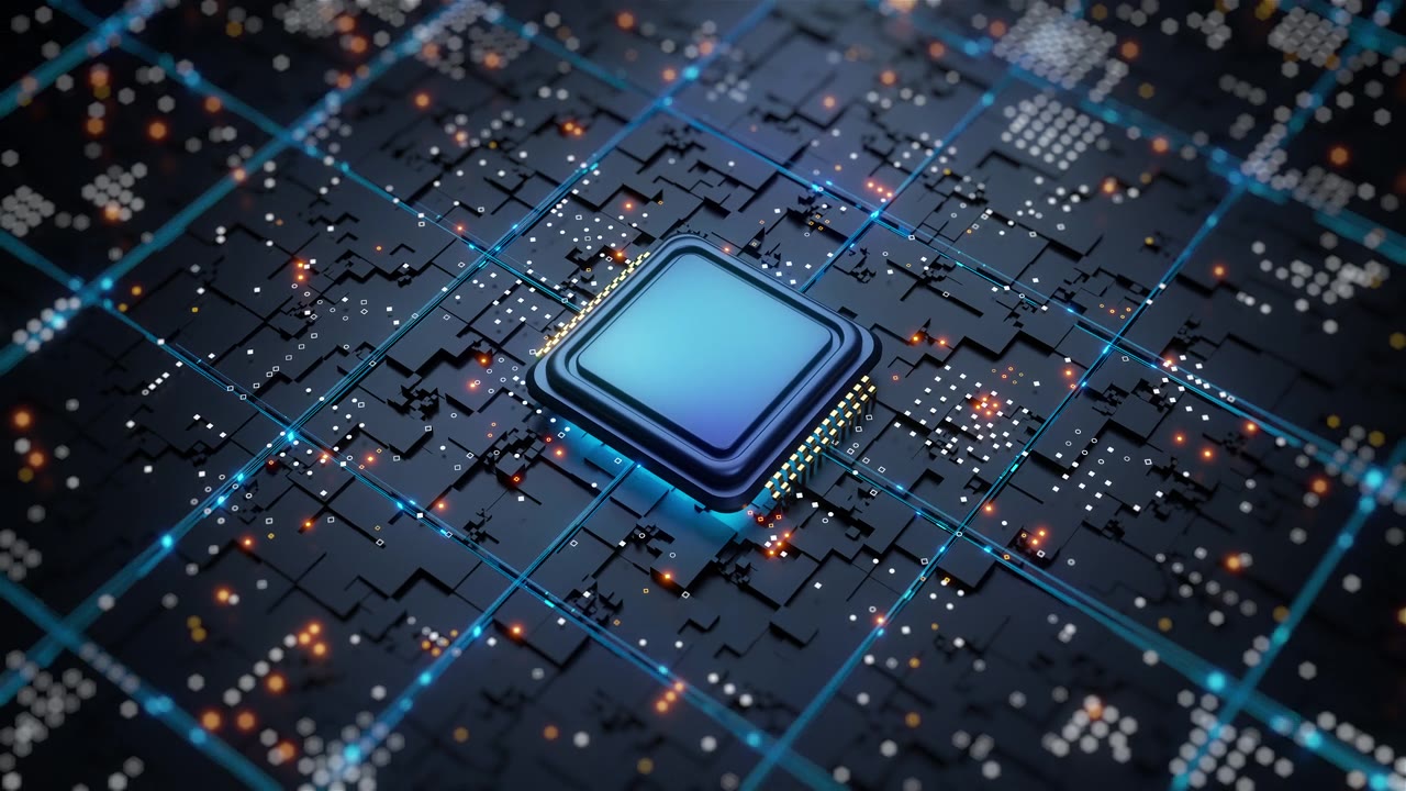 详情图-未来高科技计算机网络概念与人工智能