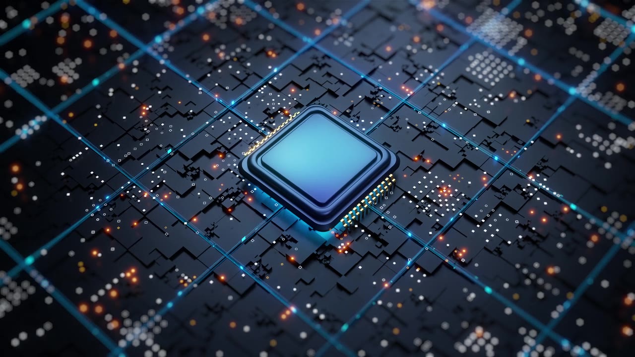 详情图-未来高科技计算机网络概念与人工智能