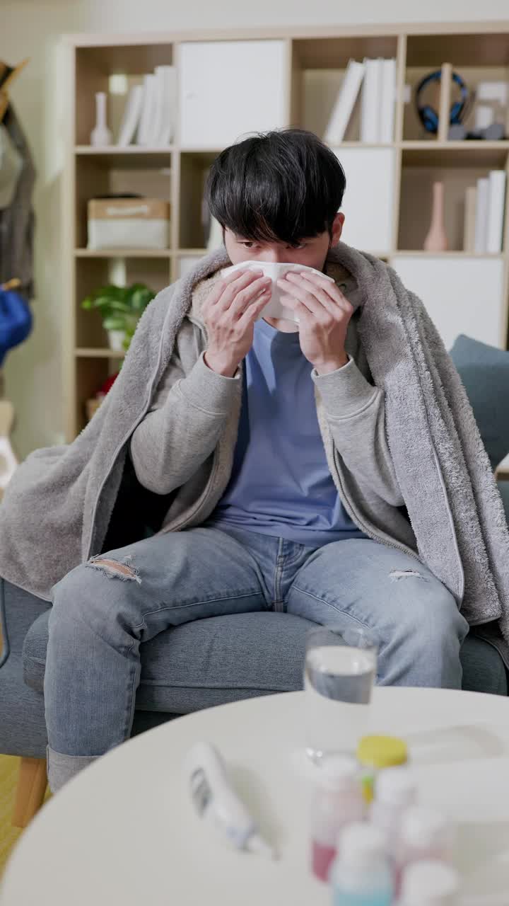 男人流鼻涕