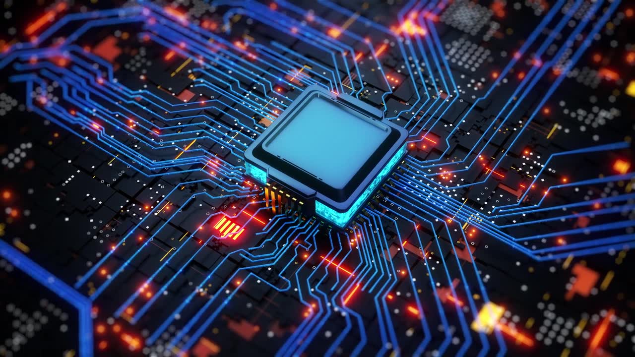 詳情圖-未來高科技計算機網絡概念與人工智能