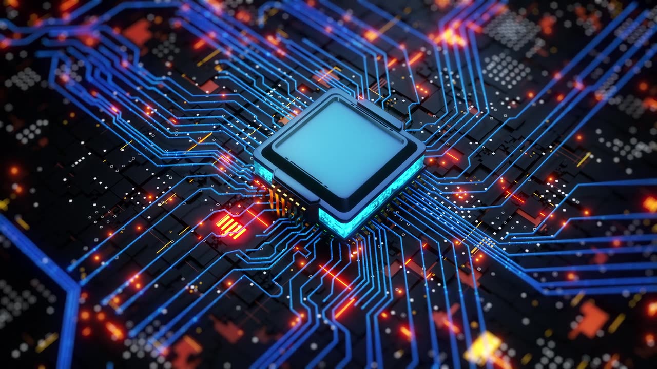 詳情圖-未來高科技計算機網絡概念與人工智能