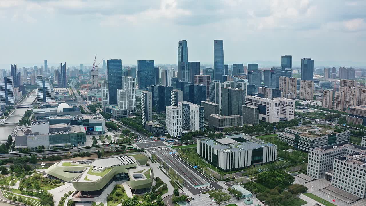 宁波鄞州新城天际线