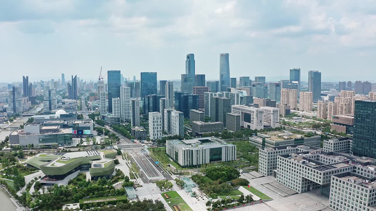宁波鄞州新城天际线