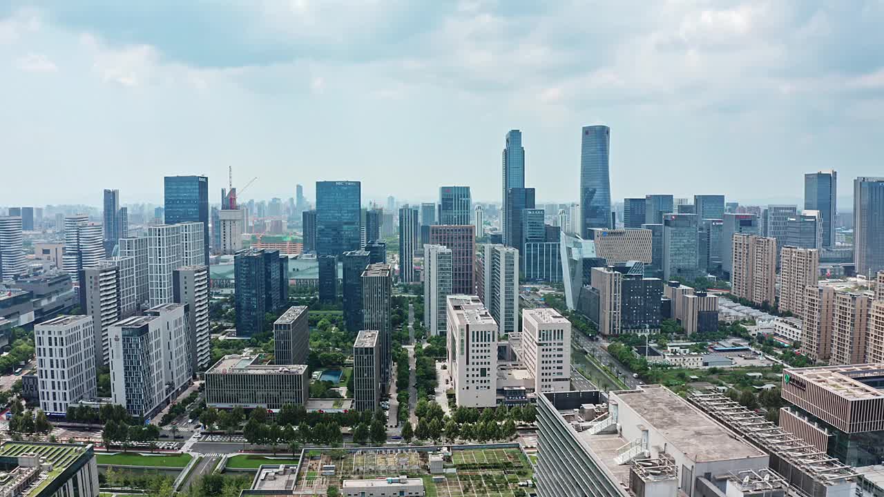 宁波鄞州新城天际线