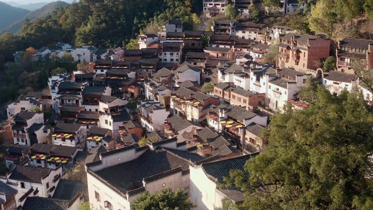 黄陵婺源古村落。中国