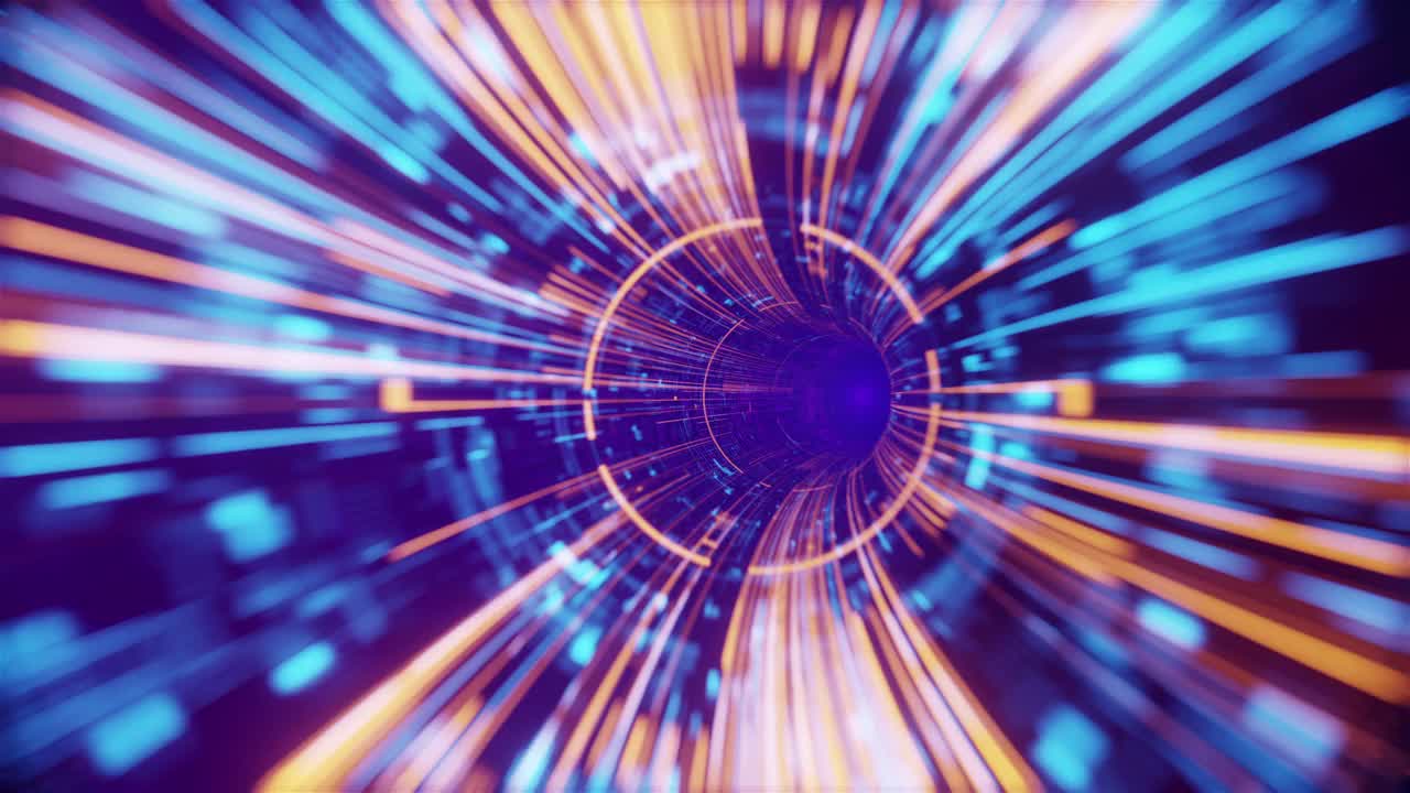 科幻走廊隧道环线