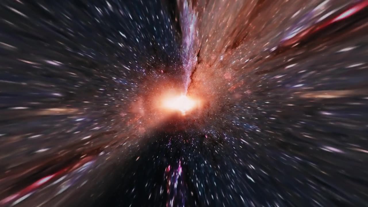 詳情圖-摘要超空間隧道穿越時(shí)空漩渦。4K,3D,Loop科幻星際穿越超空間蟲洞。利用超新星光實(shí)現(xiàn)空間瞬移速度跳躍。