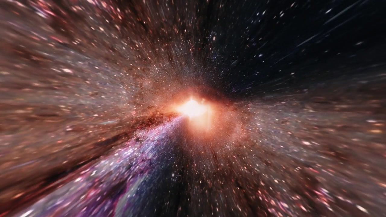 詳情圖-摘要超空間隧道穿越時(shí)空漩渦。4K,3D,Loop科幻星際穿越超空間蟲洞。利用超新星光實(shí)現(xiàn)空間瞬移速度跳躍。