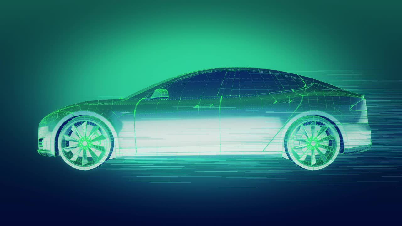 绿色汽车
