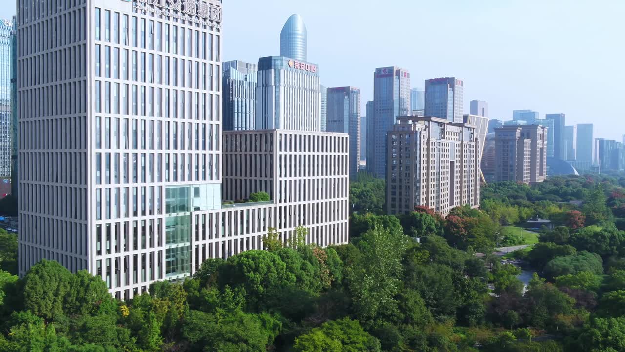 詳情圖-杭州錢江新城的城市景觀