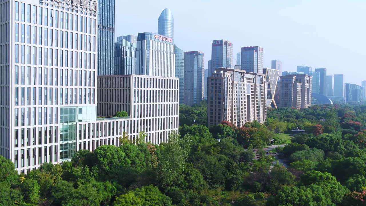 詳情圖-杭州錢江新城的城市景觀