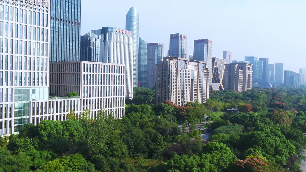 詳情圖-杭州錢江新城的城市景觀