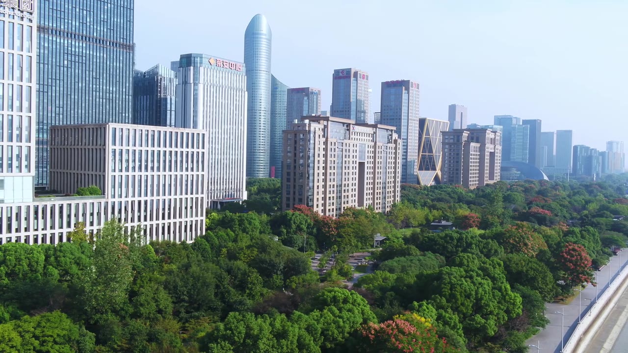 詳情圖-杭州錢江新城的城市景觀