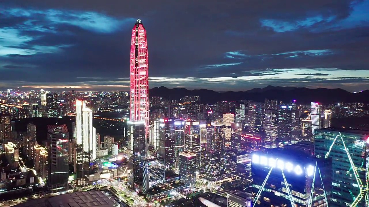 晚上的城市