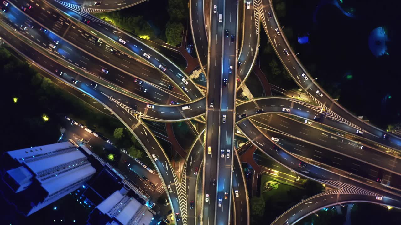 詳情圖-中國(guó)上海高速公路4K高清航拍視頻