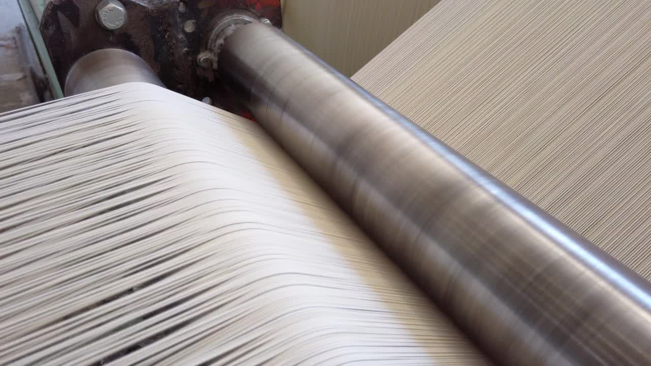 纺织厂工业经编整经机
