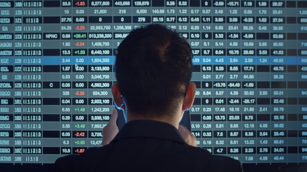 商人分析股票策略市场