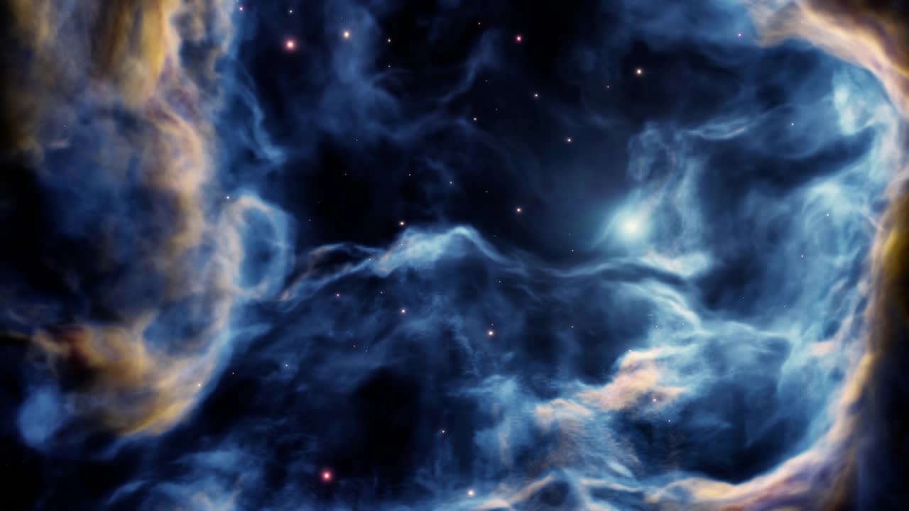 抽象深空星云