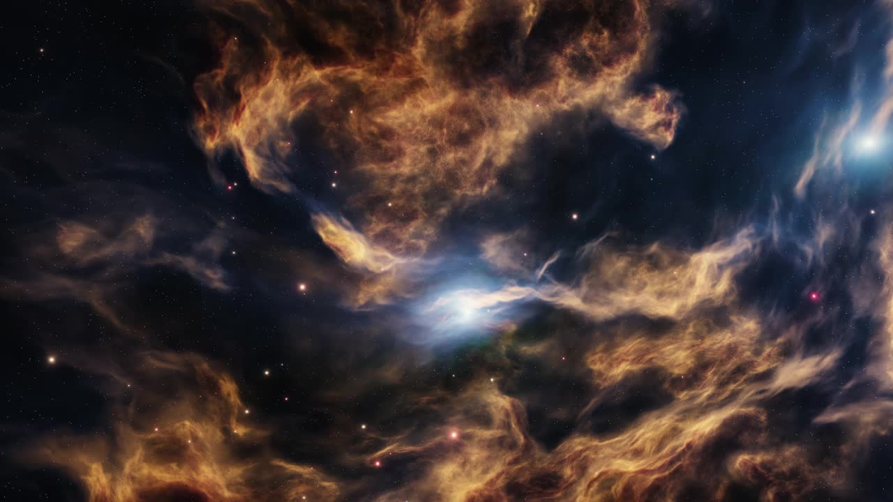 抽象深空星云