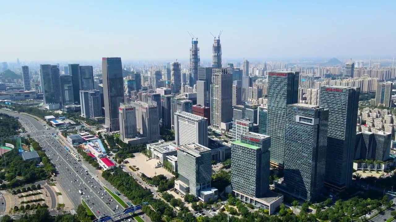 详情图-全景大画幅航拍济南城市风光