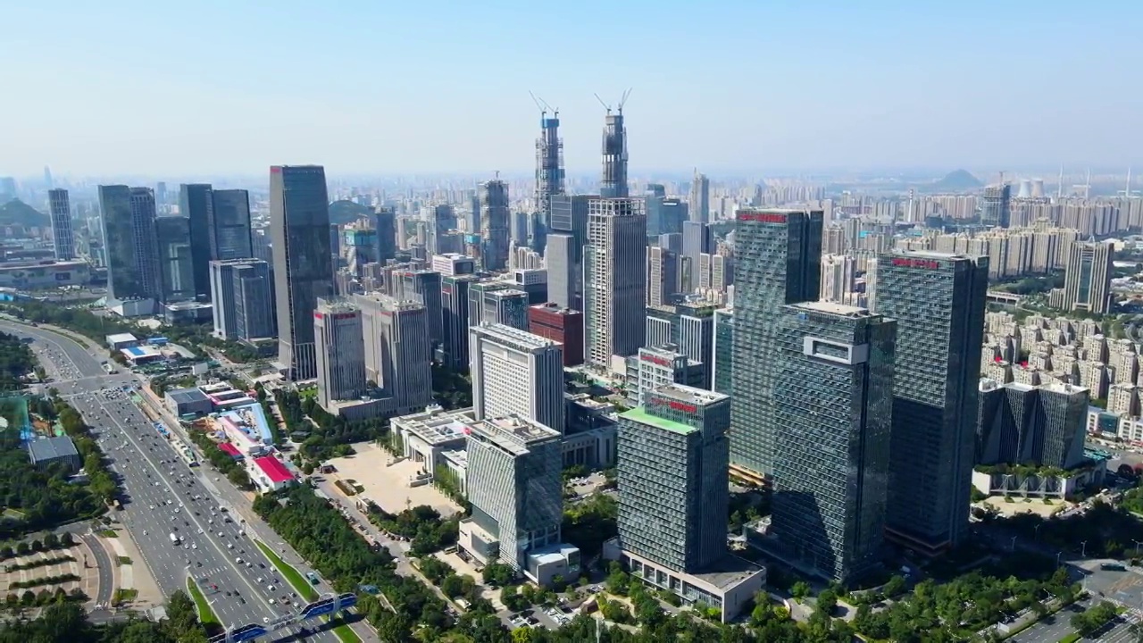 详情图-全景大画幅航拍济南城市风光