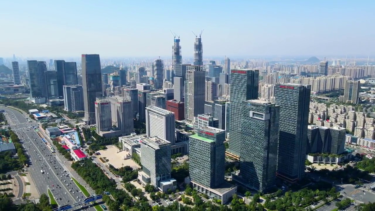 详情图-全景大画幅航拍济南城市风光