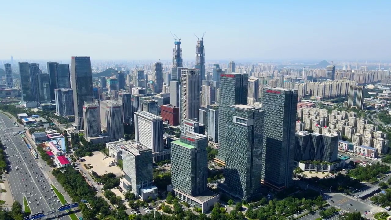 详情图-全景大画幅航拍济南城市风光