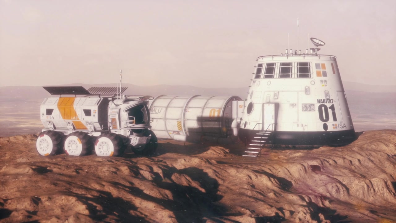 详情图-火星基地和漫游者建立第一个镜头