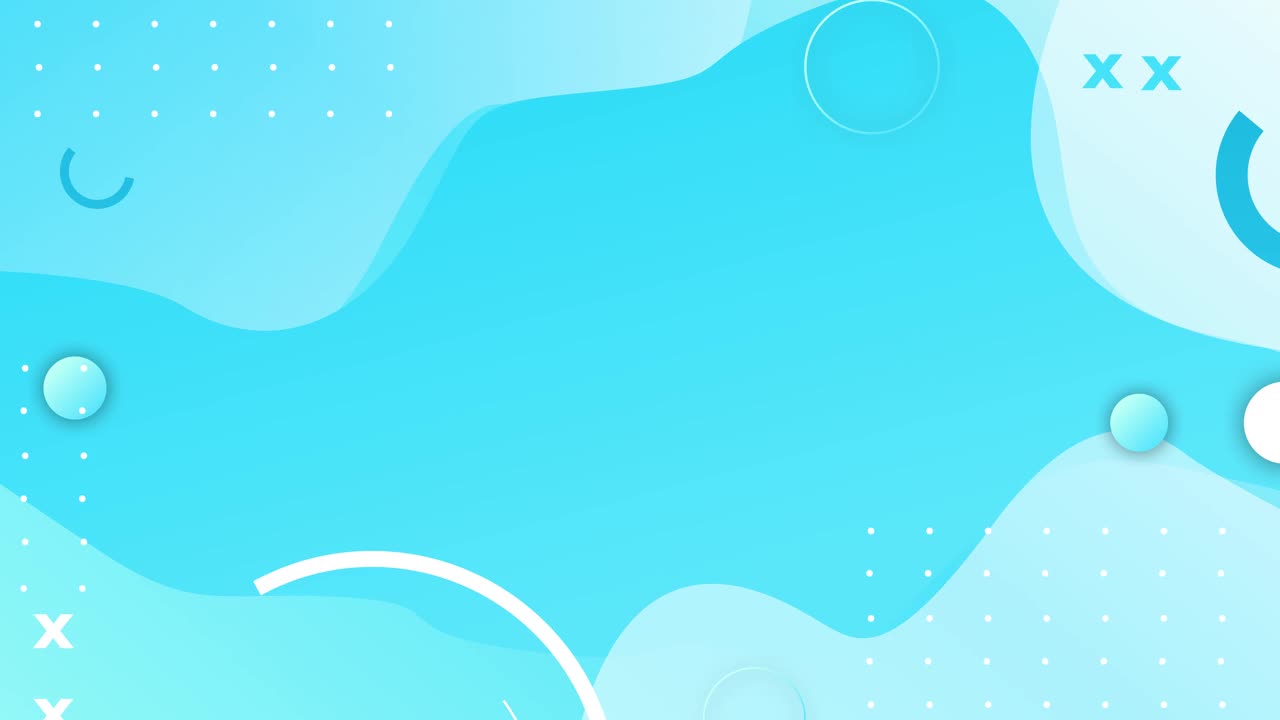 4K抽象几何背景。动态形状组成