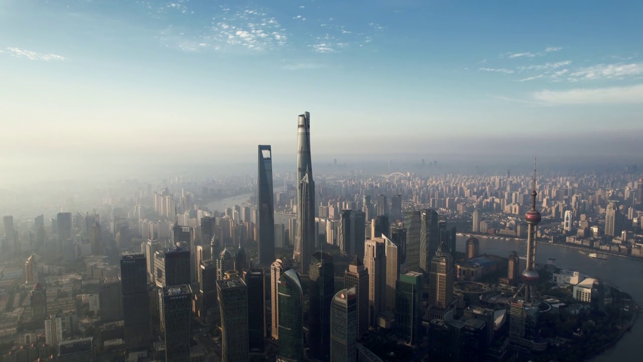 详情图-鸟瞰上海天际线