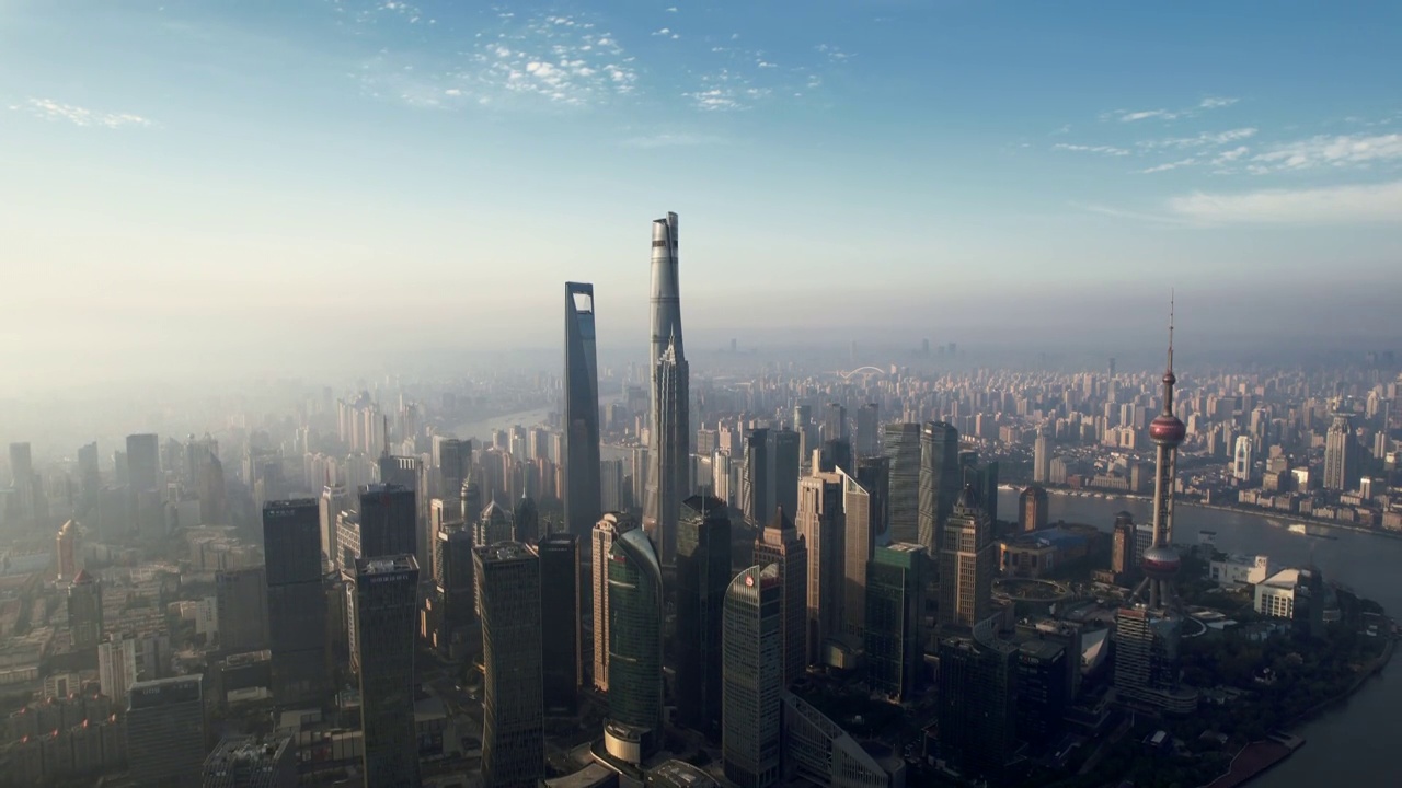 详情图-鸟瞰上海天际线