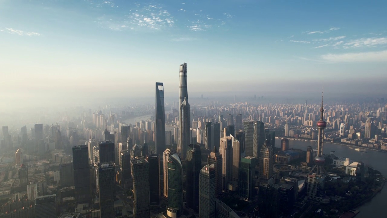 详情图-鸟瞰上海天际线