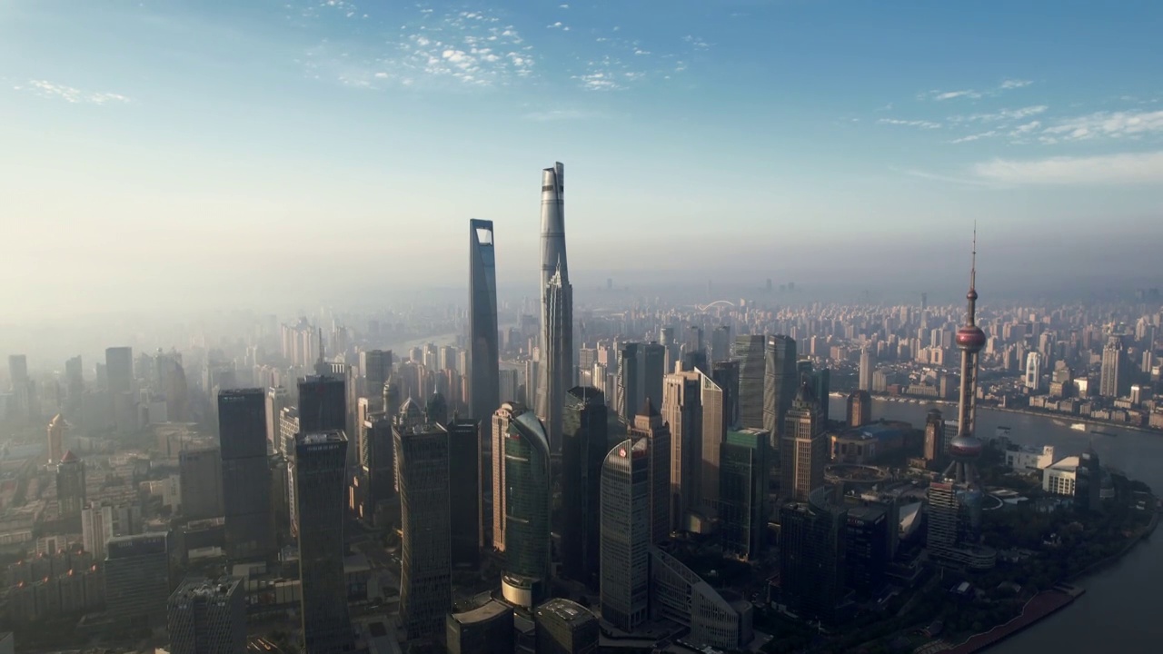 详情图-鸟瞰上海天际线