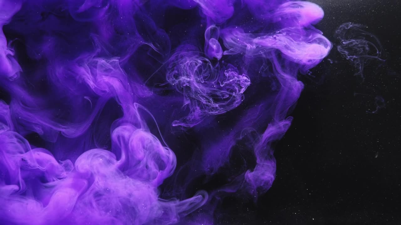 详情图-彩云运动画水溅蓝色烟雾